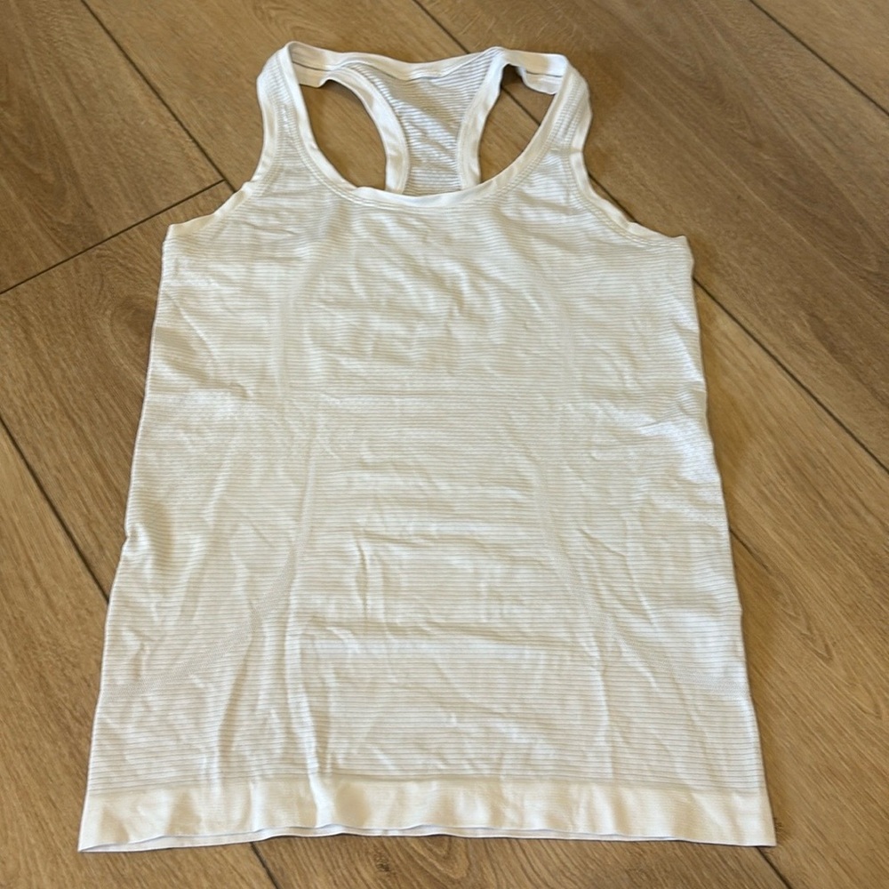 Lululemon white swiftly tank